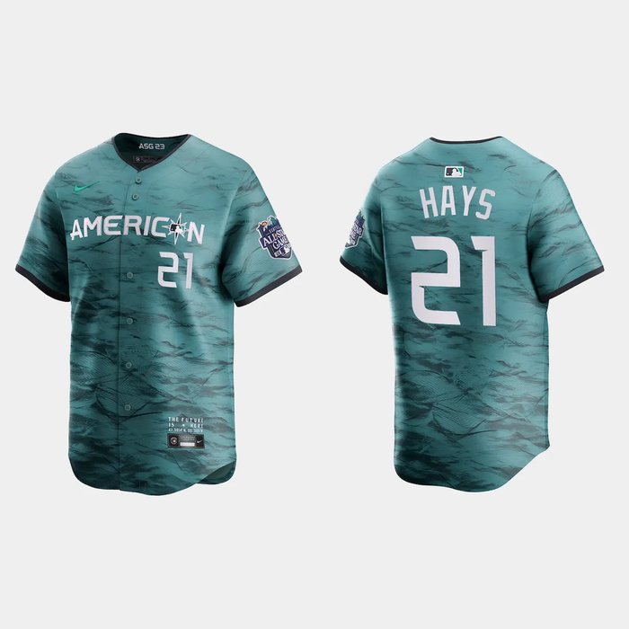 Men's Nike adolis Garcia Teal American League 2023 MLB All-Star Game Limited Player Jersey Size: 4XL