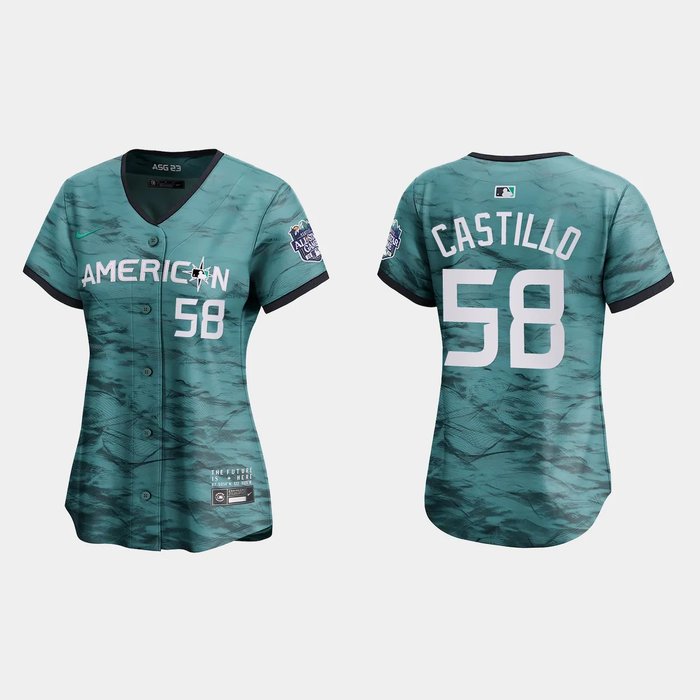 Men's Nike Shohei Ohtani Teal American League 2023 MLB All-Star Game Limited Player Jersey Size: 4XL