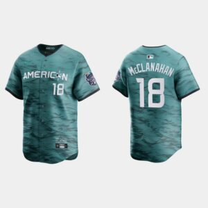 Men's Nike Shane Mcclanahan Teal American League 2023 MLB All-Star Game Limited Player Jersey, 4XL