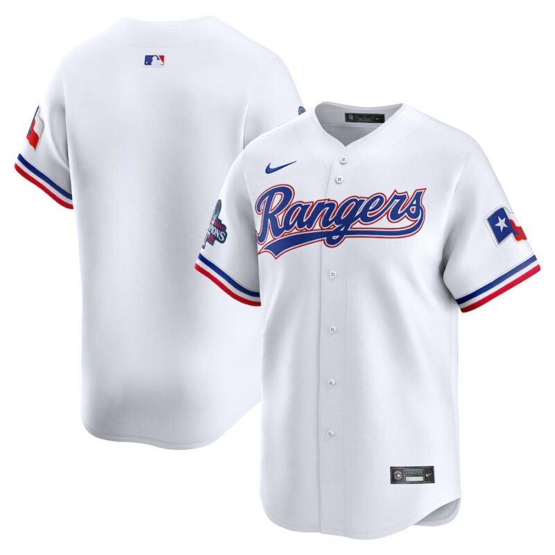 Texas Rangers White 2023 World Series Champions Team Jersey